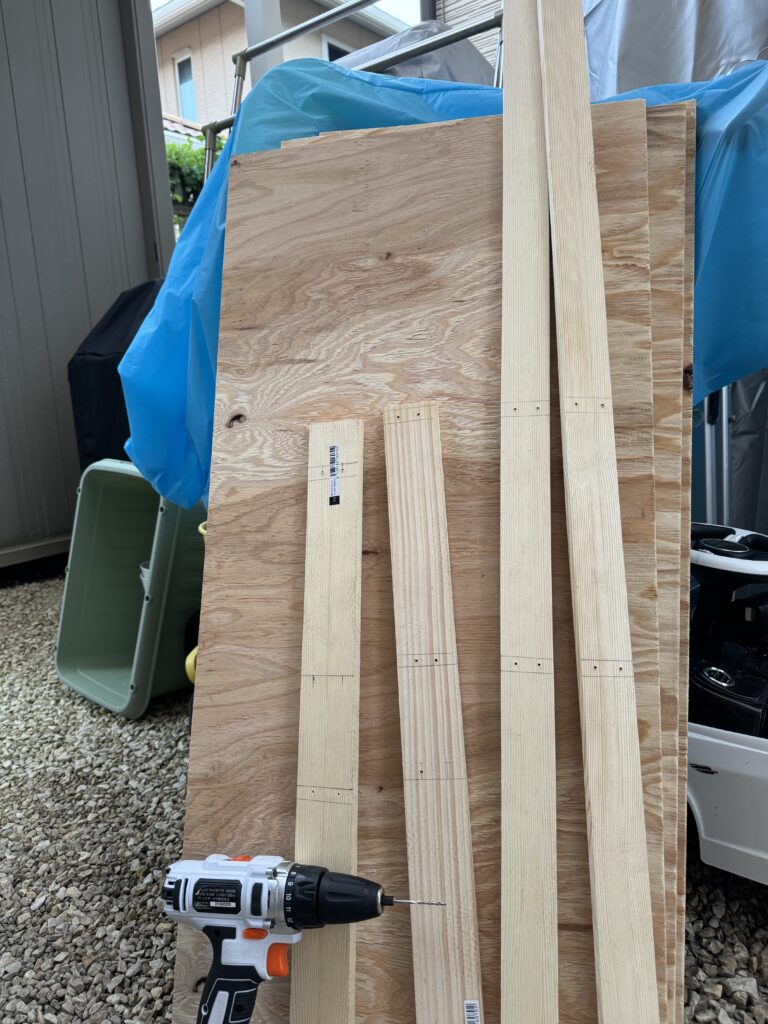 DIYに使う材料一式