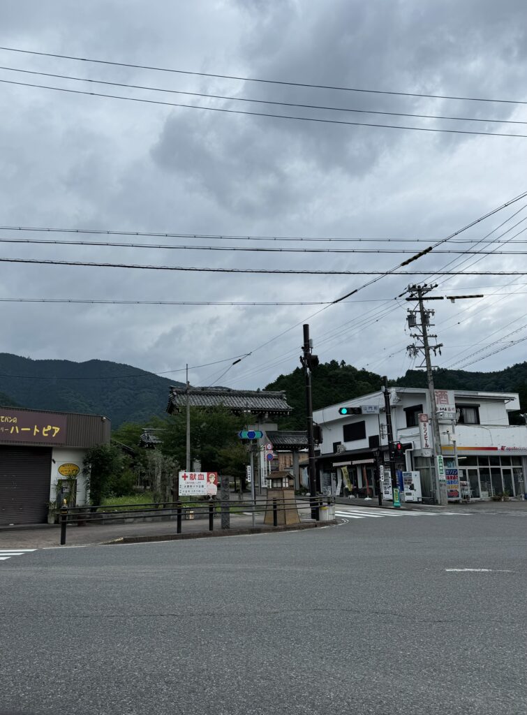 谷汲山山道前